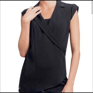 CAbi Drapey Origami Top in black